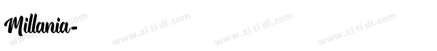 Millania字体转换