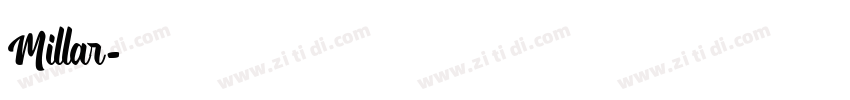 Millar字体转换