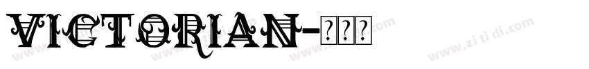 Victorian字体转换