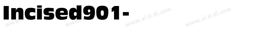Incised901字体转换