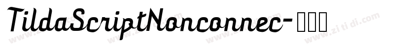 TildaScriptNonconnec字体转换