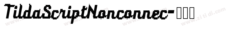 TildaScriptNonconnec字体转换