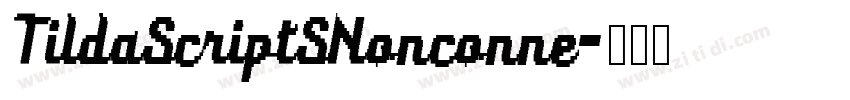 TildaScriptSNonconne字体转换