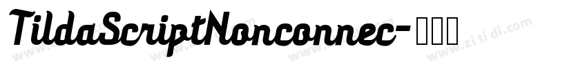 TildaScriptNonconnec字体转换