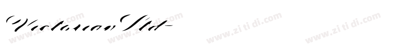 VictorianStd字体转换