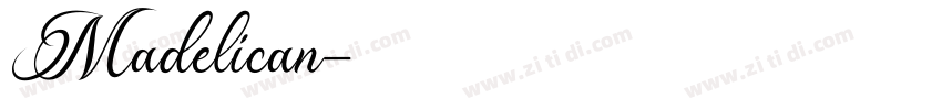 Madelican字体转换
