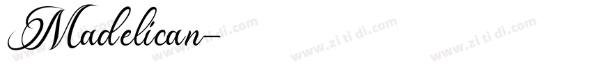 Madelican字体转换
