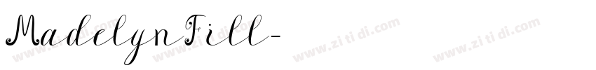 MadelynFill字体转换