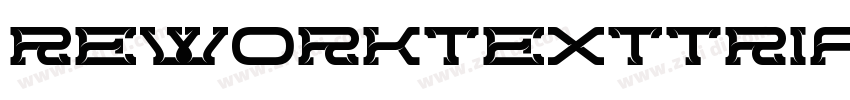 ReworkTextTRIAL字体转换