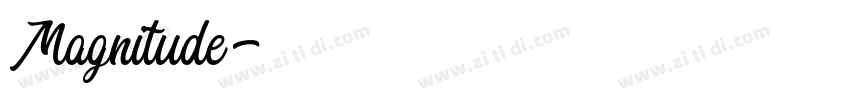 Magnitude字体转换