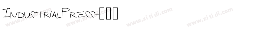 IndustrialPress字体转换