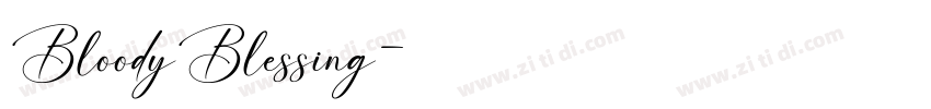 BloodyBlessing字体转换