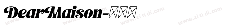 DearMaison字体转换