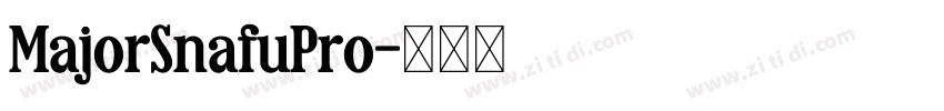 MajorSnafuPro字体转换