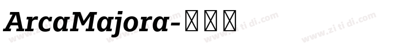 ArcaMajora字体转换