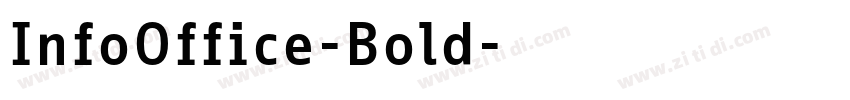 InfoOffice-Bold字体转换