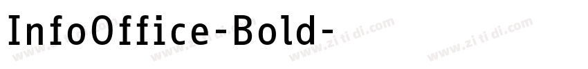 InfoOffice-Bold字体转换
