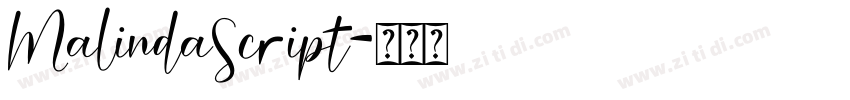 MalindaScript字体转换