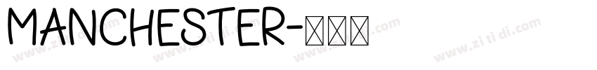 Manchester字体转换