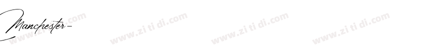 Manchester字体转换