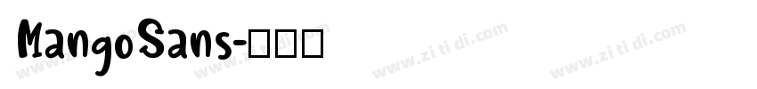 MangoSans字体转换
