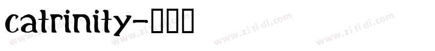 Catrinity字体转换