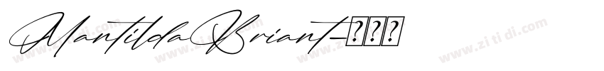 MantildaBriant字体转换