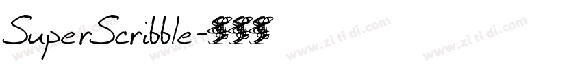 SuperScribble字体转换
