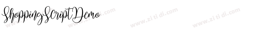 ShoppingScriptDemo字体转换