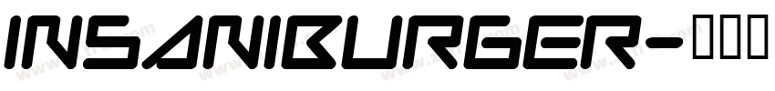insaniburger字体转换