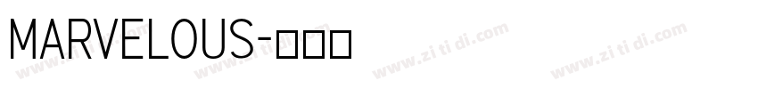 Marvelous字体转换