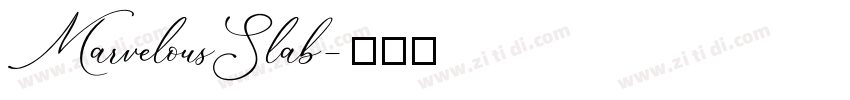 MarvelousSlab字体转换