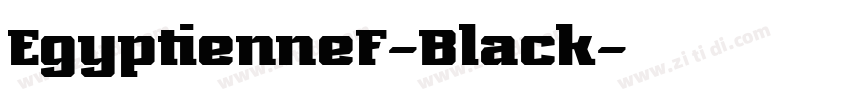 EgyptienneF-Black字体转换