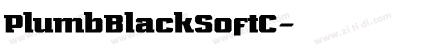 PlumbBlackSoftC字体转换