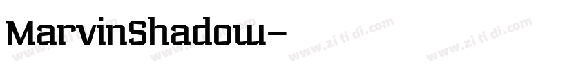 MarvinShadow字体转换
