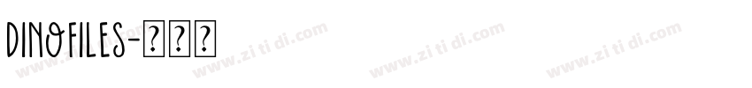 Dinofiles字体转换