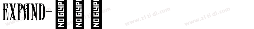 expand字体转换