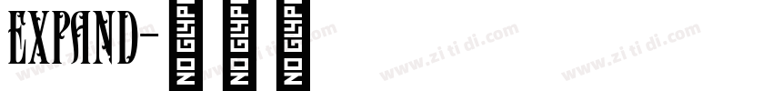 expand字体转换