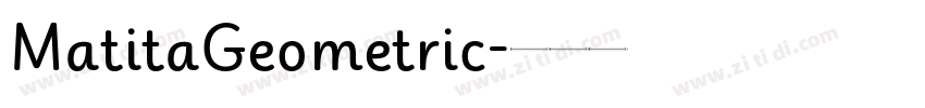 MatitaGeometric字体转换 MatitaGeometric字体转换