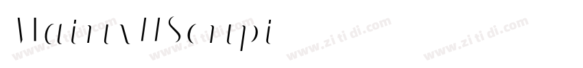 MatrixIIScript字体转换