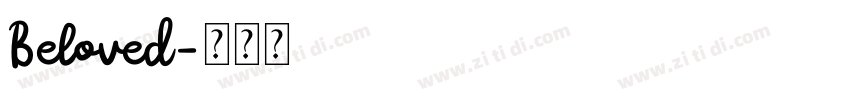 Beloved字体转换