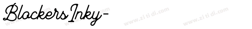 BlockersInky字体转换