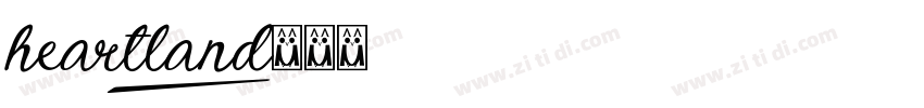 heartland字体转换