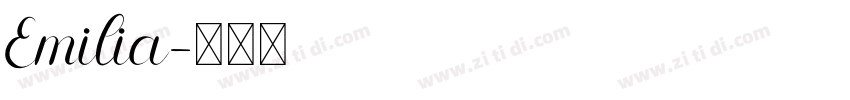 Emilia字体转换