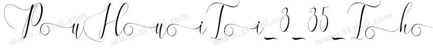PuHuiTi_3_35_Thin字体转换
