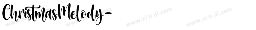 ChristmasMelody字体转换