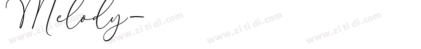 Melody字体转换