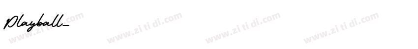 Playball字体转换