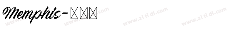 Memphis字体转换