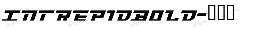 IntrepidBold字体转换